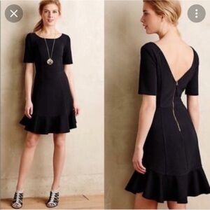 HD in Paris Black Marcelline Dress with Ruffle Hem